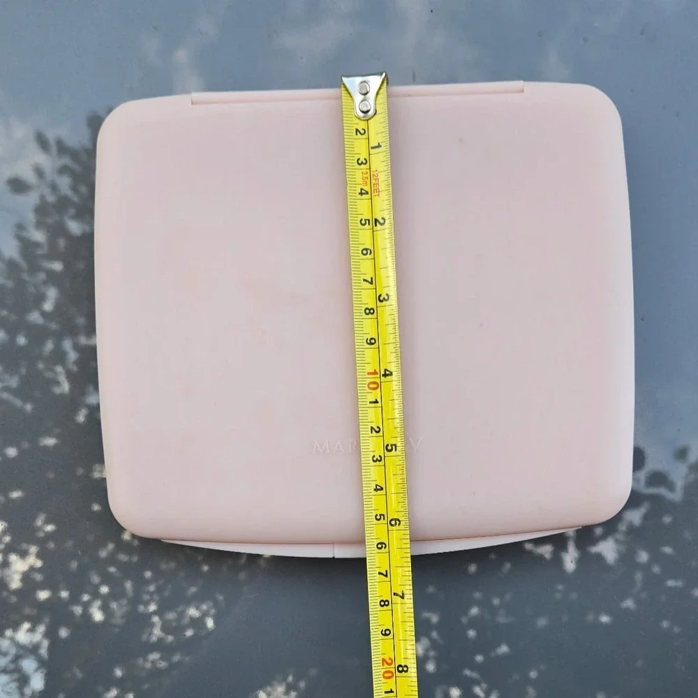 Vintage Mary Kay Travel Makeup Mirror Compact Case‎ Pink Cosmetic Organizer NEW